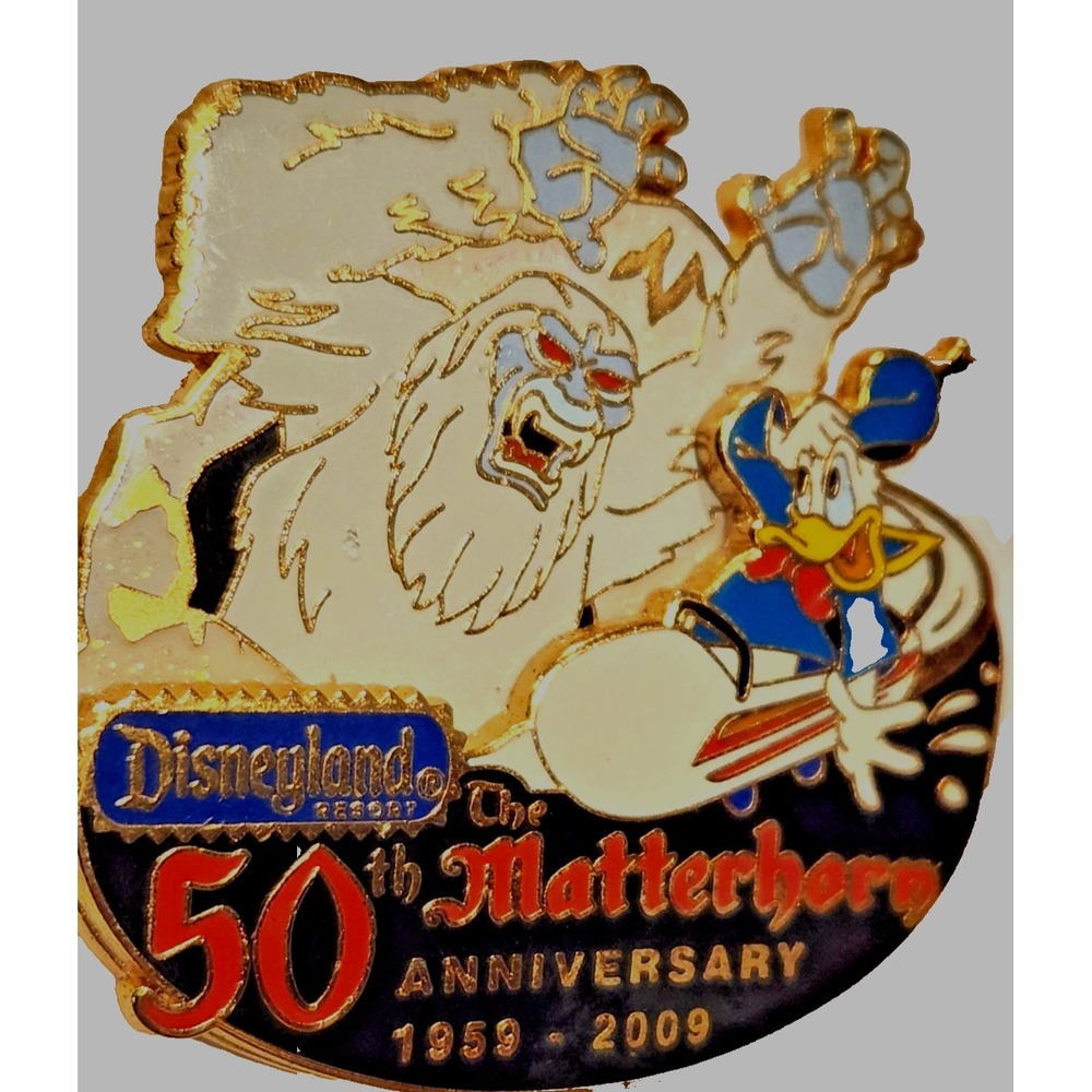 Disney Pin Donald Abominable Snowman Matterhorn Mountain Completer LE 600 70019